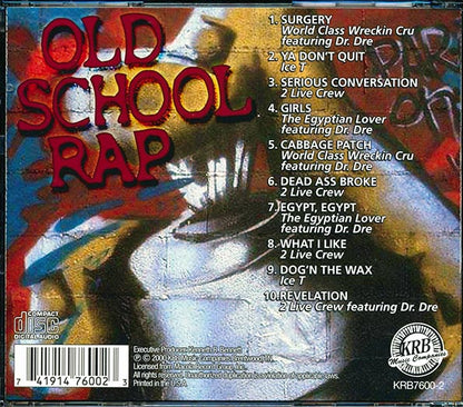 Ice T, Dr. Dre, 2 Live Crew, World Class Wreckin Cru, Etc. - Old School Rap (CD)