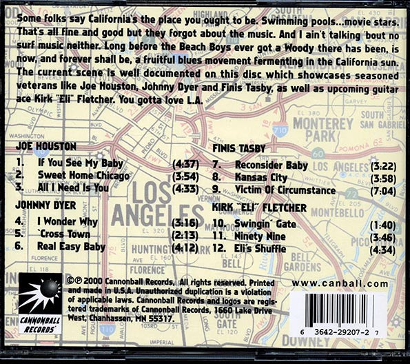 Joe Houston, Johnny Dyer, Finis Tasby, Kirk Eli Fletcher - Blues Across America: The Los Angeles Scene (CD)
