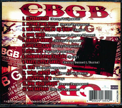Alternative TV - 25 Years Of ATV: Live At CBGB (CD)