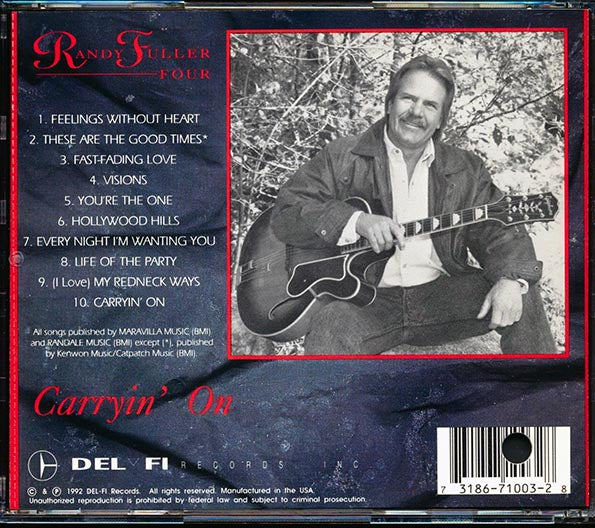 Randy Fuller Four - Carryin' On (CD)