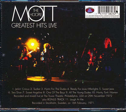 Mott The Hoople - Greatest Hits Live (CD)