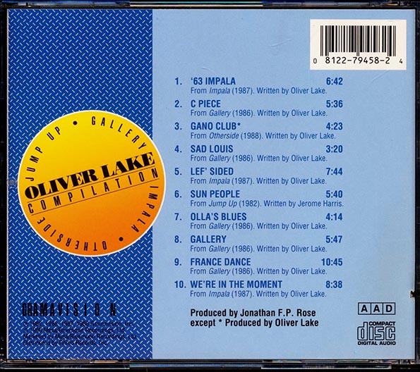 Oliver Lake - Compilation (CD)