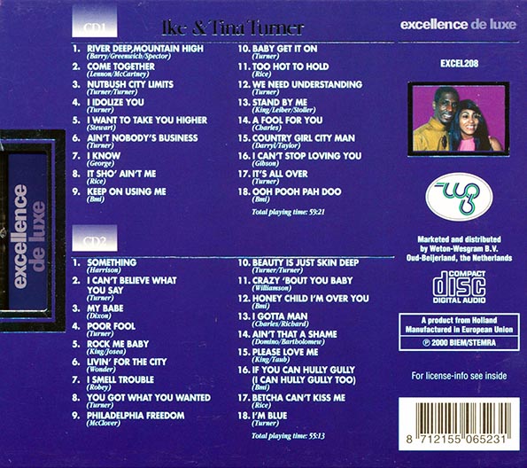 Ike & Tina Turner - 36 Shakin' Soul Standards (36 tracks) (CD)