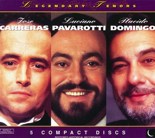 Jos Carreras, Luciano Pavarotti, Placido Domingo - Legendary Tenors (CD)