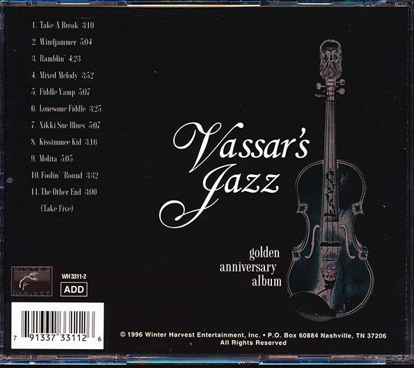 Vassar Clements - Vassar's Jazz: Golden Anniversary Album (CD)