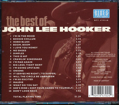 John Lee Hooker - The Best Of John Lee Hooker (CD)