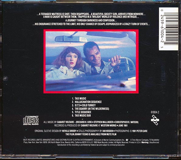 Cabaret Voltaire - Johnny Yesno: The Original Soundtrack From The Motion Picture (CD)