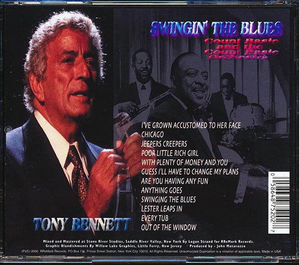 Tony Bennett, Count Basie & The Count Basie Orchestra - Swingin' The Blues (CD)