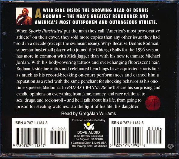Dennis Rodman - Bas As I Wanna Be (CD)