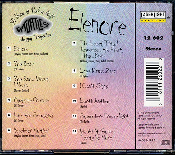 The Turtles - Elenore (CD)