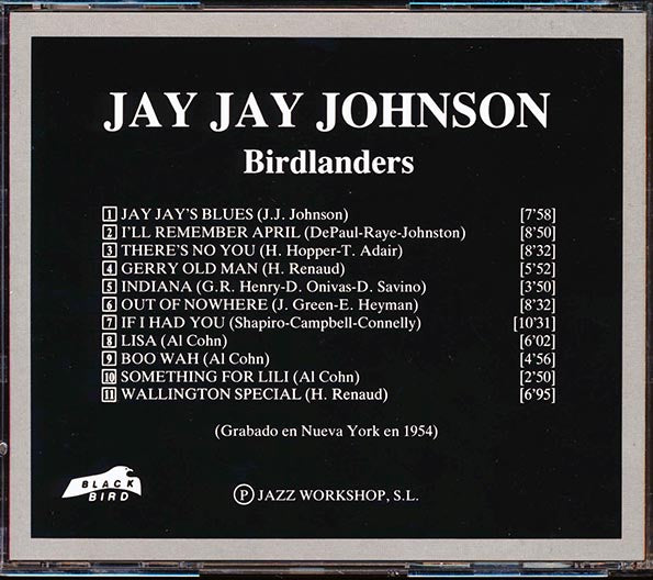 Jay Jay Johnson - Birdlanders (CD)