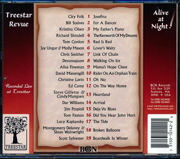 Tom Paxton, Dar Williams, Richard Shindell, Etc. - Treestar Revue (CD)