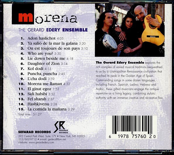 The Gerard Edery Ensemble - Morena (CD)