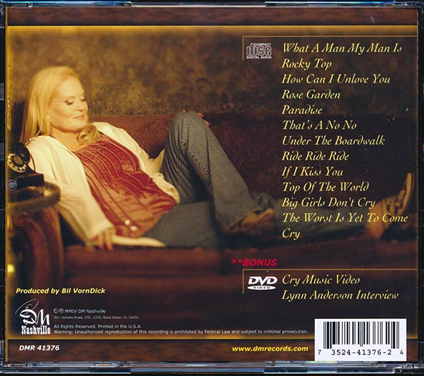 Lynn Anderson - The Bluegrass Sessions (CD)