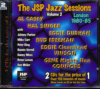 Bud Freeman, Eddie Cleanhead Vinson, Eddie Durham, Etc. - The JSP Jazz Sessions Volume 2: London 1980-85 (29 tracks) (CD)