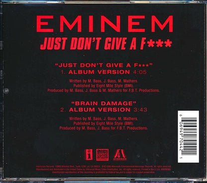 Eminem - Just Don't Give A F--- (CD)
