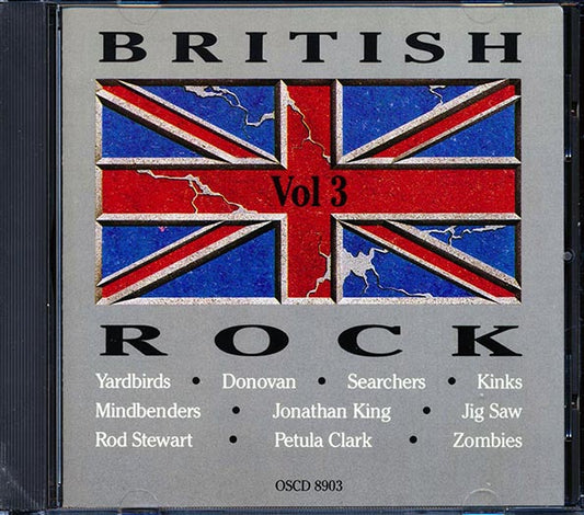 Rod Stewart, The Kinks, The Yardbirds, The Zombies, Donovan, Etc. - British Rock Volume 3 (CD)