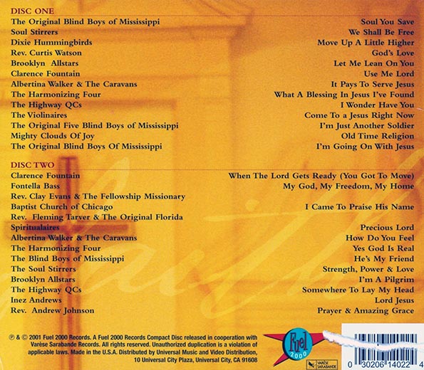 Original Blind Boys Of Mississippi, Soul Stirrers, Clarence Fountain, Etc. - Strength, Power & Love: The Best Of Gospel (CD)