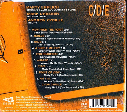 Andrew Cyrille, Mark Dresser, Marty Ehrlich - C/D/E (CD)