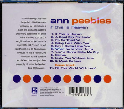 Ann Peebles - If This Is Heaven (CD)