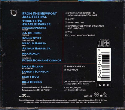 Max Roach, Sonny Stitt, Jackie McLean, Etc. - From The Newport Jazz Festival: Tribute To Charlie Parker (CD)