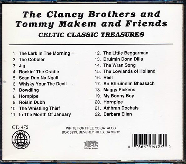 Clancy Brothers, Tommy Makem & Friends - Celtic Classic Treasures (CD)
