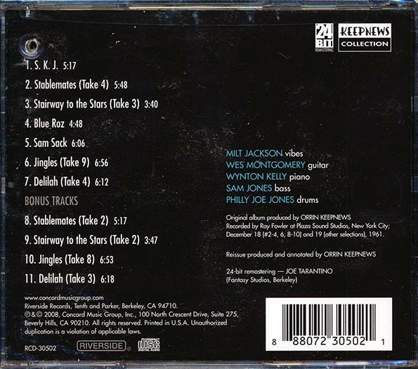 Milt Jackson, Wes Montgomery - Bags Meets Wes! (CD)