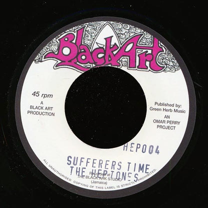 The Heptones - Sufferer's Time  /  The Upsetters - Sufferer's Dub (7")