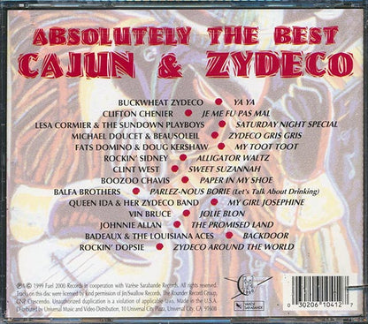 Buckwheat Zydeco, Fats Domino, Clifton Chenier, Doug Kershaw, Balfa Brothers, Etc. - Absolutely The Best Of Cajun & Zydeco (CD)