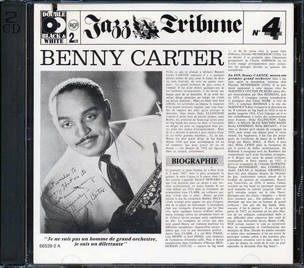 Benny Carter - Benny Carter 1928-1952: Jazz Tribune No. 4 (32 tracks) (CD)