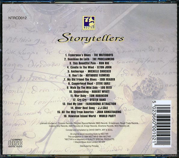 Elton John, Lou Reed, The Waterboys, Etc. - Storytellers: 16 Tracks By The Greatest Singer/Songwriters Of Today (CD)