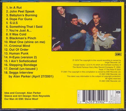 The Ruts - Bustin' Out: The Essential Ruts Collection (CD)