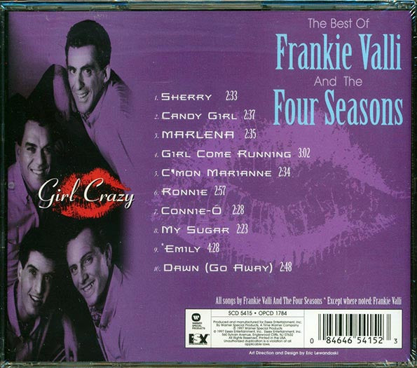 Frankie Valli & The Four Seasons - The Best Of Frankie Valli & The Four Seasons: Girl Crazy (CD)
