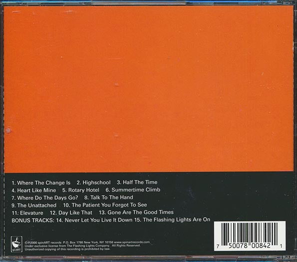 The Flashing Lights - Where The Change Is (CD)