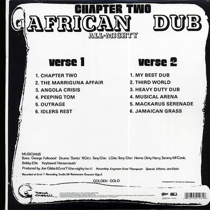 Joe Gibbs & The Professionals - African Dub All Mighty Chapter 2 (LP) - PureSound Records