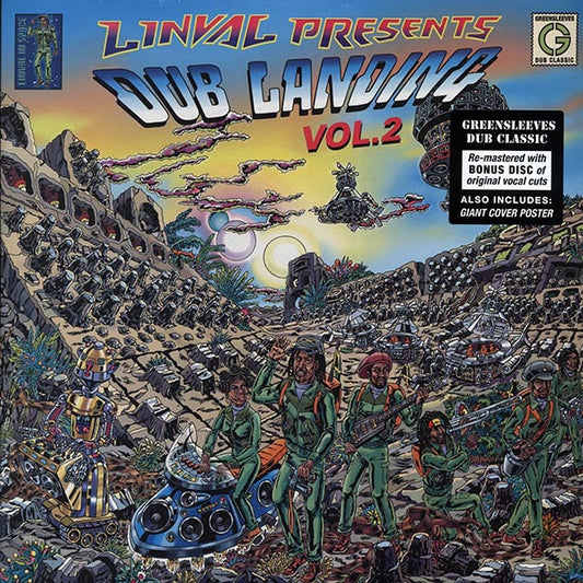 Scientist, Prince Jammy, The Roots Radics - Linval Presents Dub Landing Volume 2 + Bonus Vocals Album (LP)