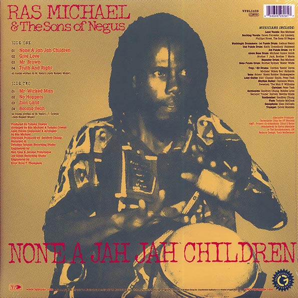Ras Michael & The Sons Of Negus - None A Jah Jah Children