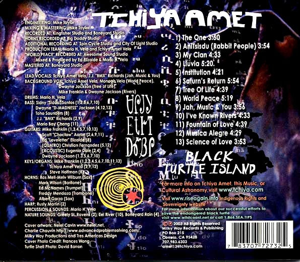 Tchiya Amet - Black Turtle Island (CD)