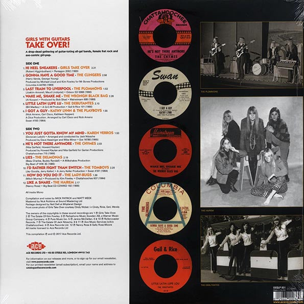 Girls Take Over, The Lady-bugs, Kathy Lynn & The Playboys, Etc. - Girls With Guitars Take Over! (LP) - PureSound Records