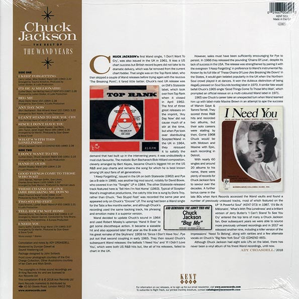 Chuck Jackson - The Best Of The Wand Years (LP)