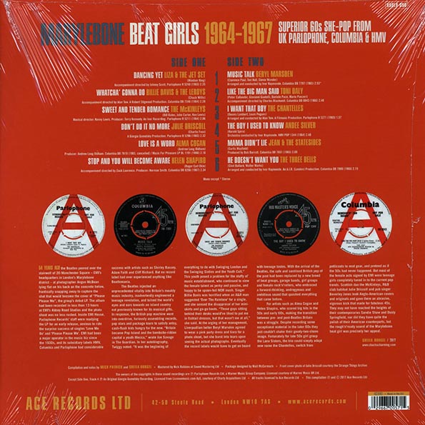 Liza & The Jet Set, The Three Bells, The Chantelles, Etc. - Marylebone Beat Girls 1964-1967 (LP) - PureSound Records