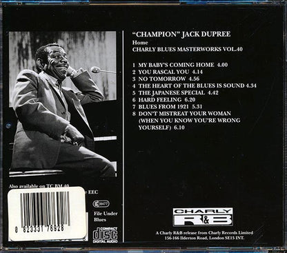 Champion Jack Dupree - Home: Charly Blues Masterworks Vol. 40 (CD)