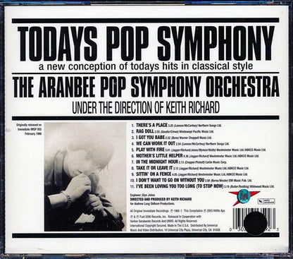The Aranbee Pop Symphony Orchestra, Keith Richard - Todays Pop Symphony: A New Conception Of Todays Hits In Classical Style (+bonus track) (CD)
