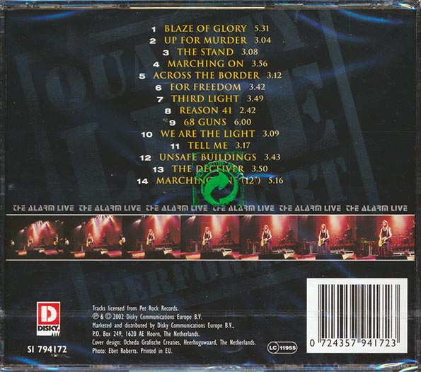 The Alarm - Blaze Of Glory (CD)