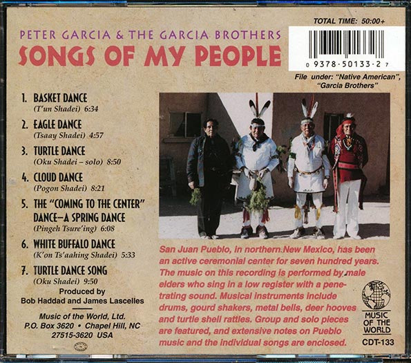 Peter Garcia & The Garcia Brothers - Songs Of My People (CD)