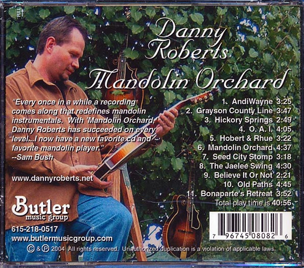 Danny Roberts - Mandolin Orchard (CD)