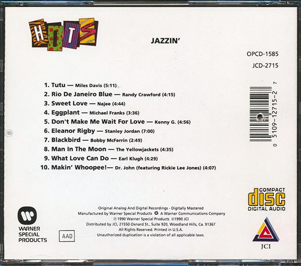 Miles Davis, The Yellowjackets, Kenny G, Etc. - Jazzin' Hits (CD)