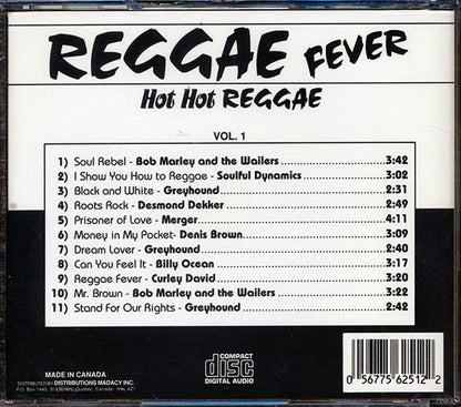Bob Marley, Desmond Dekker, Dennis Brown, Etc. - Reggae Fever: Hot Hot Reggae (CD)