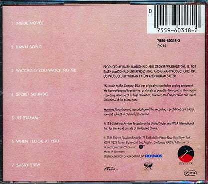 Grover Washington Jr. - Inside Moves (CD)