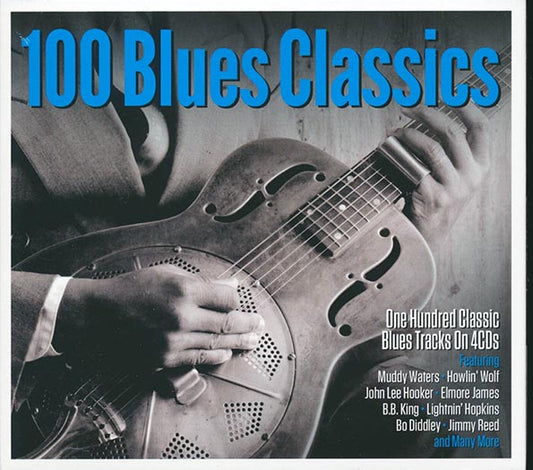 BB King, Muddy Waters, John Lee Hooker, Elmore James, Etc. - 100 Blues Classics (100 tracks) (4xCD) (CD)